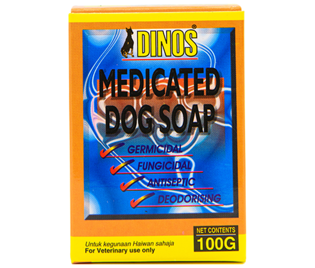 Picture of Dinos Medicated Dog Soap 100g