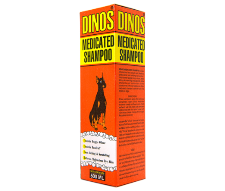 Picture of Dinos Medicated Shampoo 500 ml