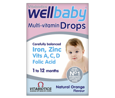 Picture of Vitabiotics Wellbaby Drops 30 ml