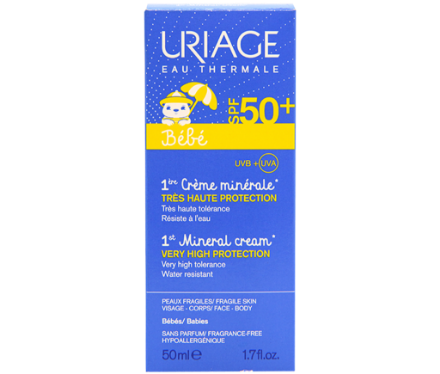 Picture of Uriage 1ère Bébé Crème Minerale SPF50+ 50 ml