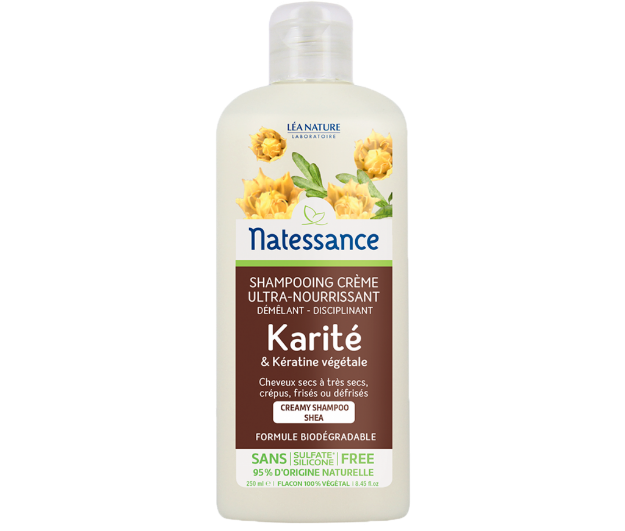 Picture of Natessance Soin Cheveux Shampoo Creme Karité 250 ml