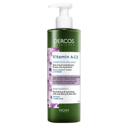 Picture of Dercos Vitamin A.C.E Shampooing Brillance Cheveux Ternes et Fatigués 250 ml