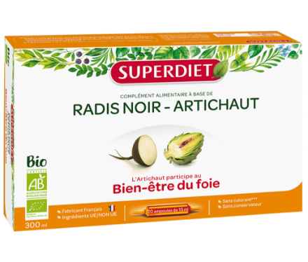 Picture of Super Diet Radis Noir & Antichaut Ampoules