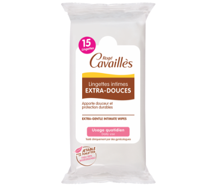 Picture of Roge Cavailles Soin Toilette Intime Lingettes Extra-Douces