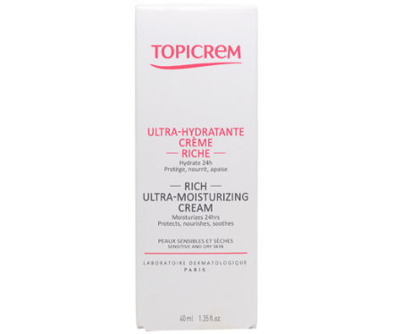 Picture of Topicrem Ultra Hydratant Crème Riche Visage 40 ml