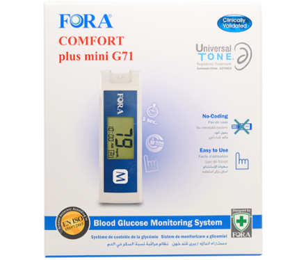 Picture of Fora Comfort Blood Glucose Monitor Kit
