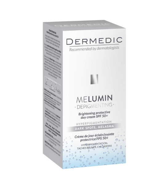 Picture of Dermedic Melumin Depigmenting Brightening Protective Day Cream SPF 50+ 55ml