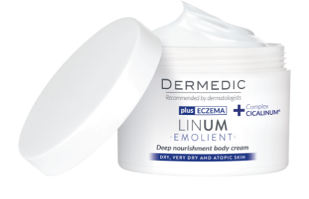 Picture of Dermedic Linum Emollient Plus Eczema Deep Nourishment Body Cream 225ml