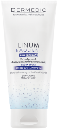 Picture of Dermedic Linum Emollient Plus Eczema Shower Gel Restoring Protective Skin Barrier 200ml
