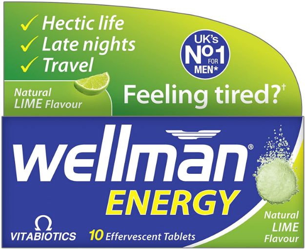 Picture of Vitabiotics Wellman Energy Effervescent 10 Tabs