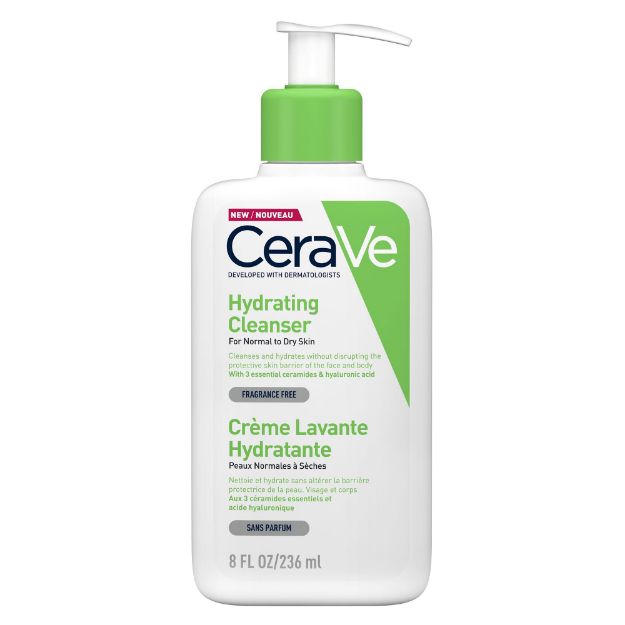 Picture of CeraVe Creme Lavante Hydratante Peaux Normales A Seches 236ml