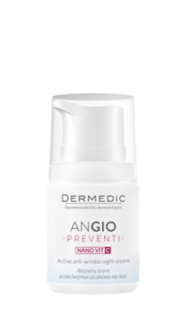 Picture of Dermedic Angio Preventi Vit C Active Anti-Wrinkle Night Cream 55ml
