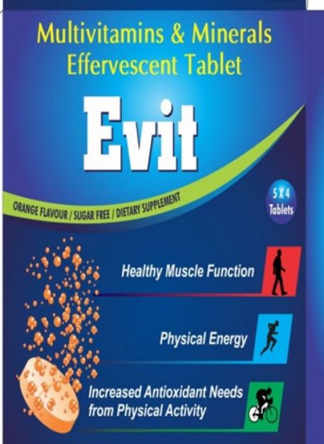 Picture of Evit Multivitamins & Minerals  Effervescent